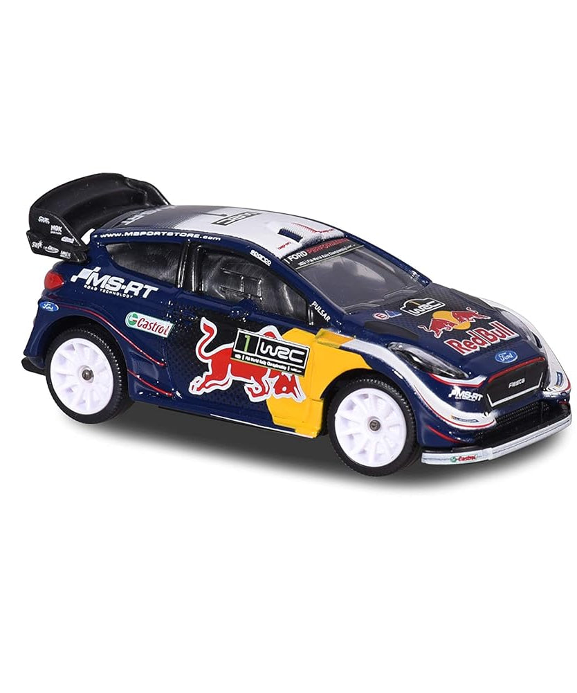 Majorette WRC Diecast Racing Car, Freewheel Action, Rubber Tyres, Assorted Model, Kids 3+