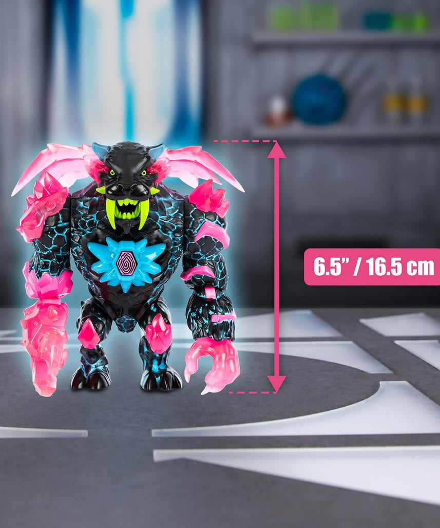مجسم نيون بانثر من مستر بيست لاب W2، مقاس 6.5 بوصة مع 13 نقطة مفصلية، مطاردة غامضة نادرة، لعبة قابلة للتجميع للأطفال من سن 5 سنوات فما فوق