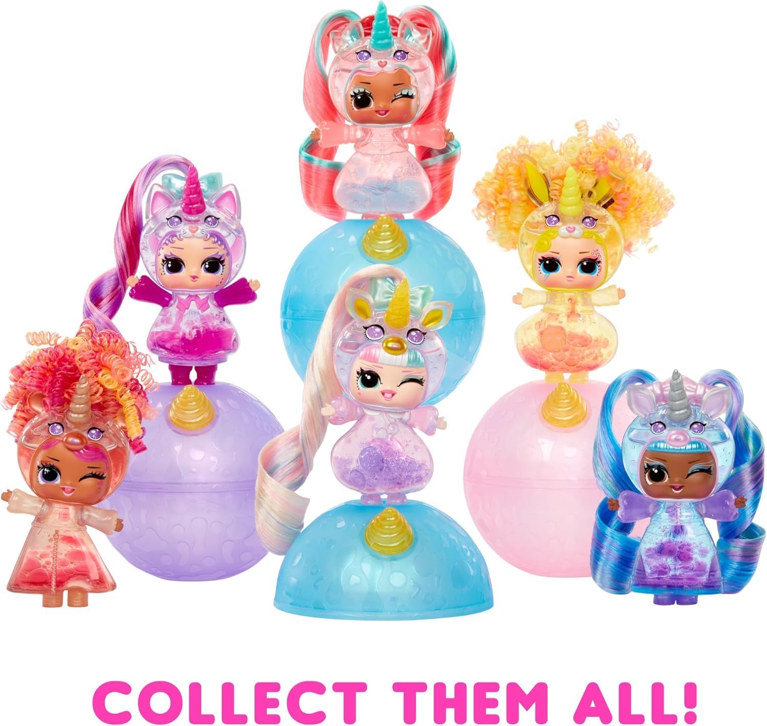 L.O.L. Surprise! Unicorn Tots, Magical Collectible Doll with 7 Surprises, Mix-and-Match Hair, Horns and Accessories, Creative Play for Kids Ages 4+
