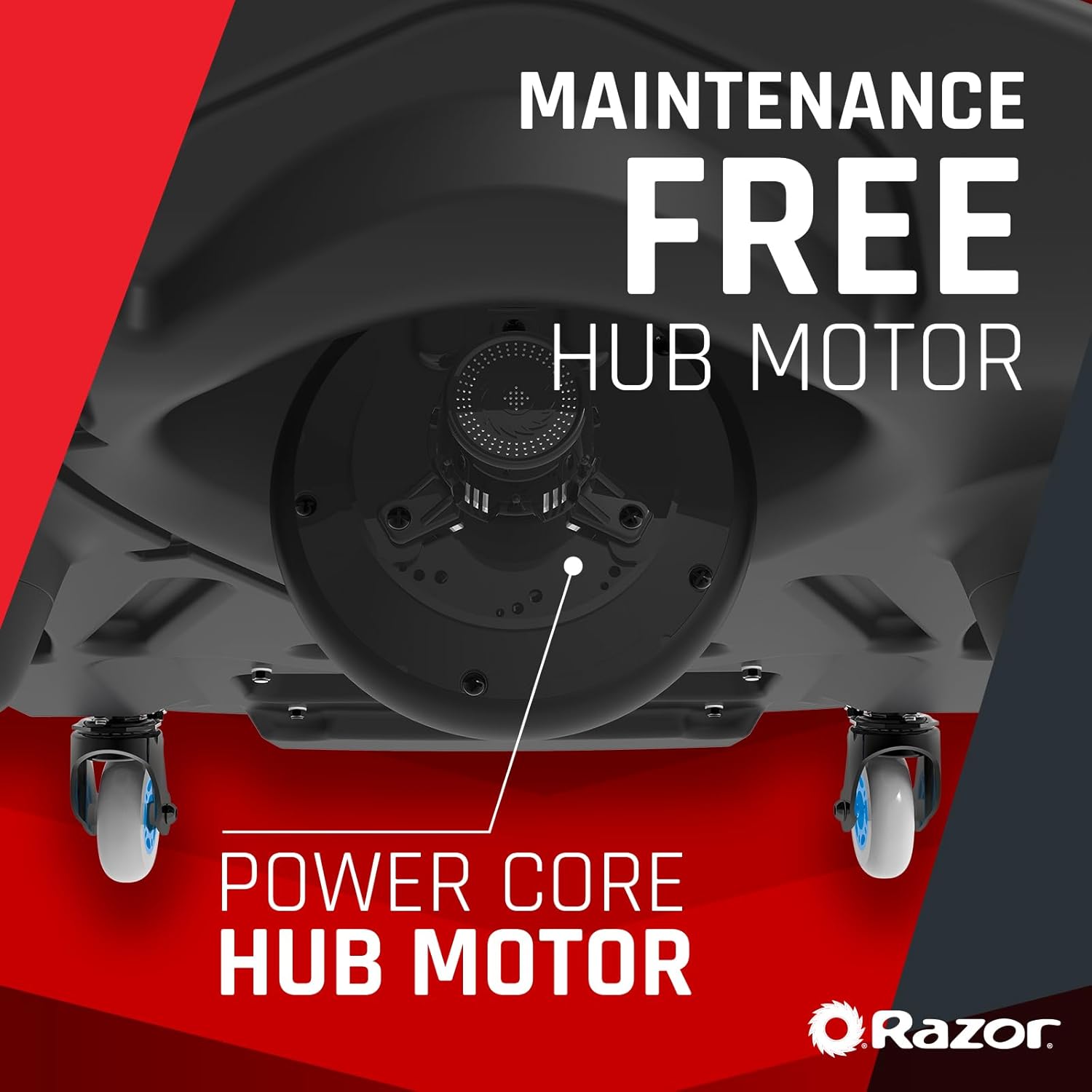 عربة سباق كهربائية Razor Crazy Cart Shift 12 فولت للأطفال من سن 6 سنوات فما فوق، مفتاح سرعة عالية/منخفضة قابل للتعديل، نظام دريفت مبسط، حتى 8 أميال في الساعة، وقت تشغيل 40 دقيقة، أقصى وزن 120 رطلاً