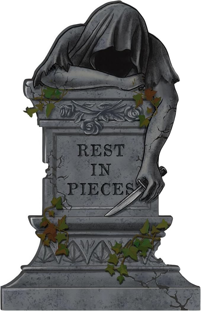 Rest In Pieces Tombstone 22in