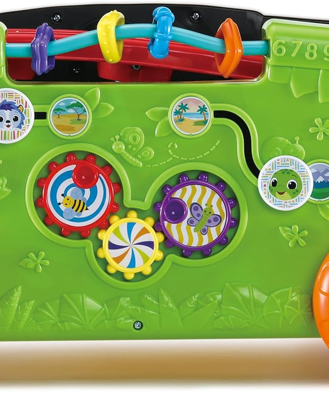 VTech Sort & Discover Activity Wagon Toddler Pull Along Learning Toy with Light-Up Panel Shape Sorter and Gears Multicolour 12m+