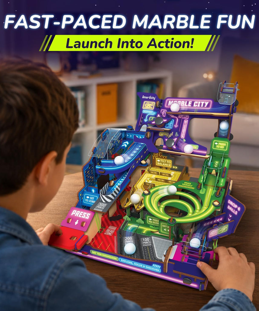 Smartivity Ultimate Marble City for Kids 8-14 Years