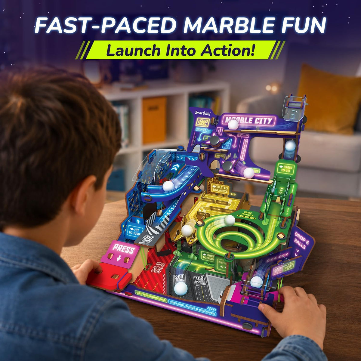 Smartivity Ultimate Marble City for Kids 8-14 Years