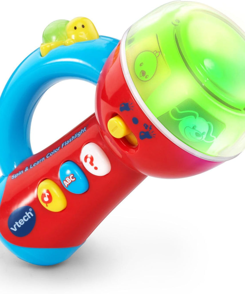 VTech Baby 185903 Spin and Learn Colours Torch - Multi-Color