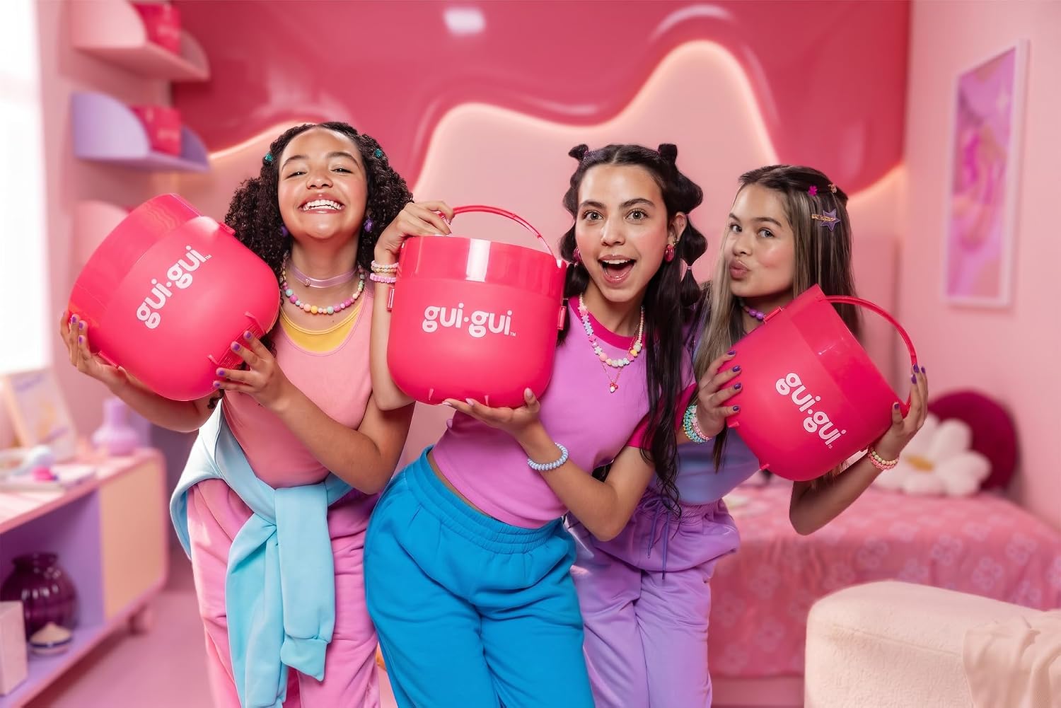 GUI GUI Season 2 MEGA Slime Haul, Ultimate Scented Slime Kit with Multiple Slime Varieties and Mix-In Accessories, DIY Sensory Play Set for Kids, Ages 4+