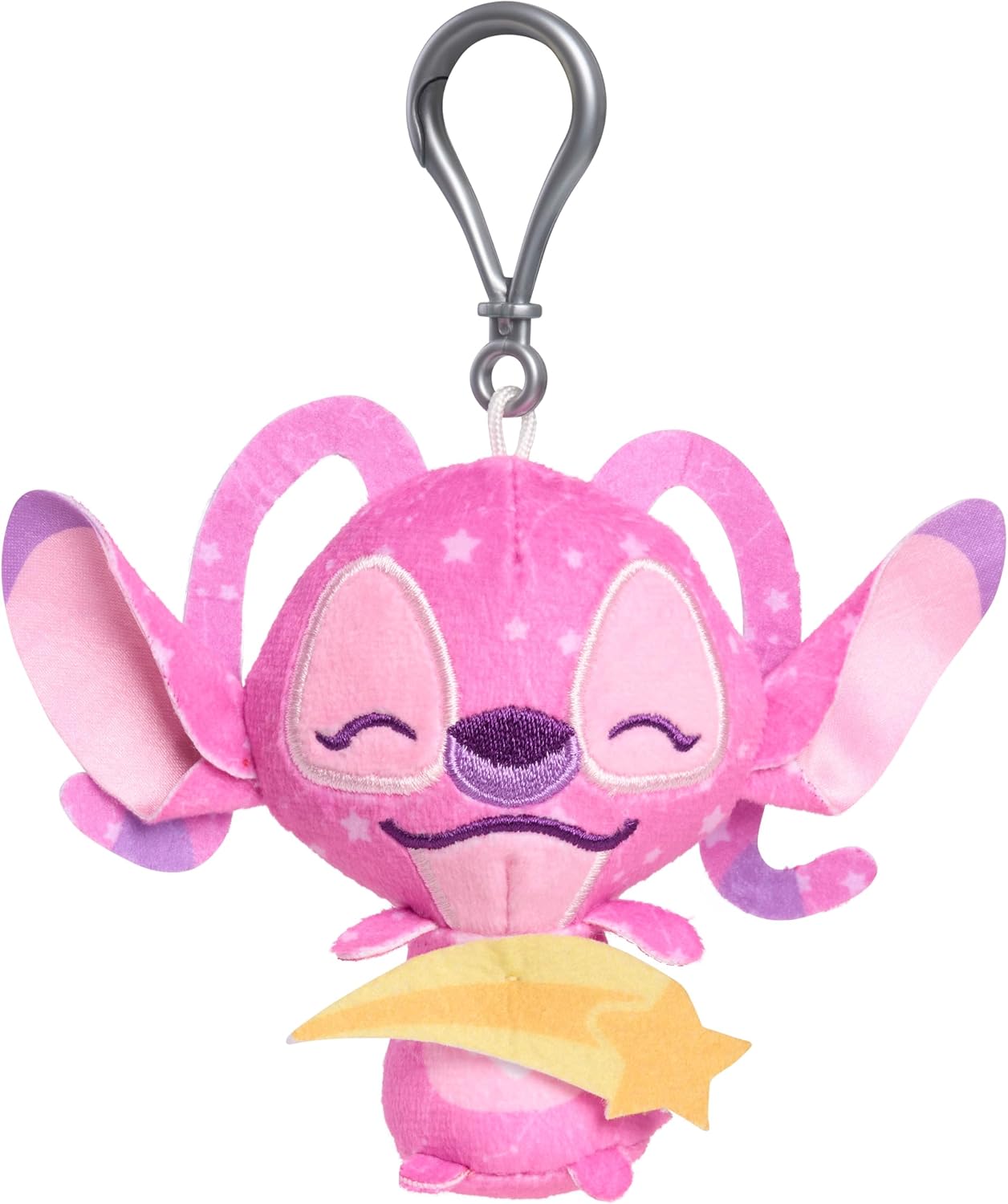 Just Play Disney Stitch Outta This World Clip-On Blind Bag Plush, Mystery 3.5-inch Colorful Plushie, Kids Toys for Ages 2 Up