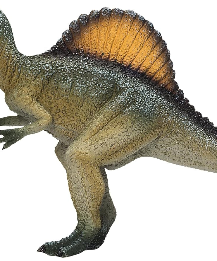 MOJO Spinosaurus Figurine, Hand-Painted Realistic Dinosaur Toy, Collectible Educational Model, Prehistoric Animal Diorama, Ages 3+