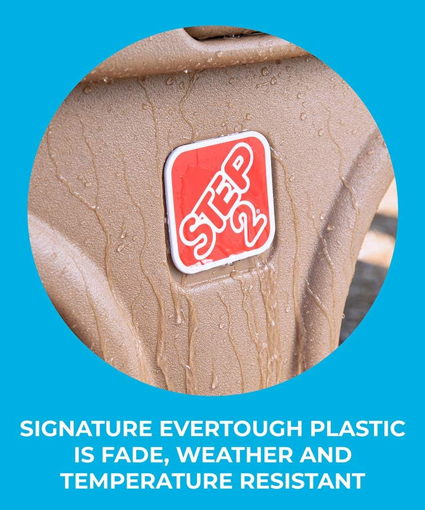 Step2 Naturally Playful Playhouse Climber, Swing Extension, Playhouse + Slide + Swings, Outdoor Playset for Kids 3+