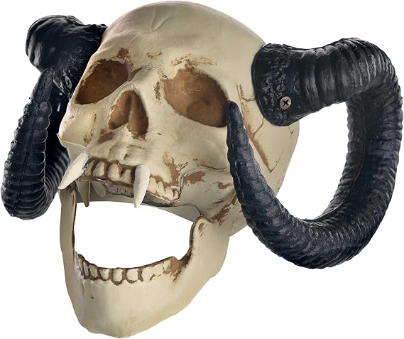 Adult Goat Demon Head Decoration