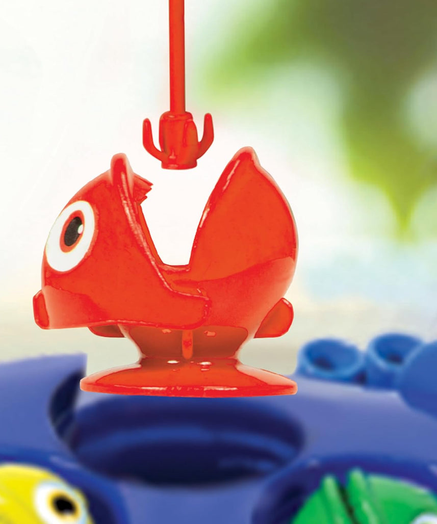 The Fishing Game, Bright Colourful Rotating Fish Pond, Hand-Eye Coordination Game for Kids 3+ Years