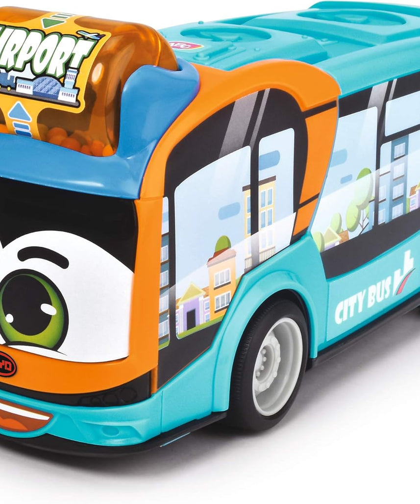 Dickie Toys 204113000 ABC Bus – Push Car for Babies & Toddlers (1 Year+)