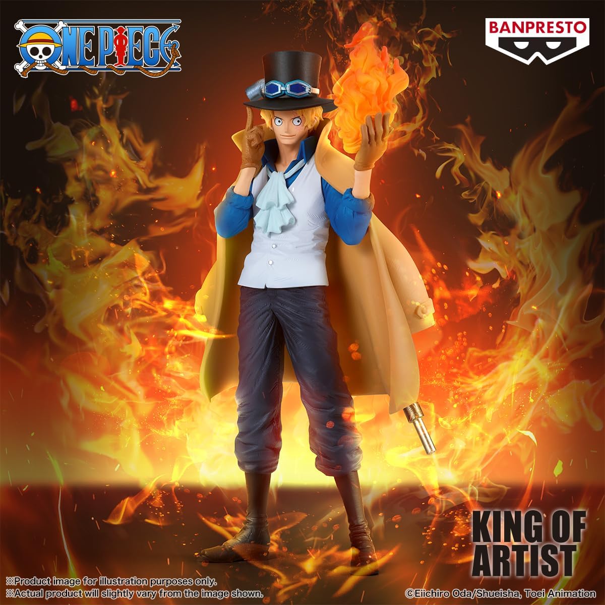 One Piece Sabo King of Artist – Bandai Spirits Banpresto Official Anime Figure
