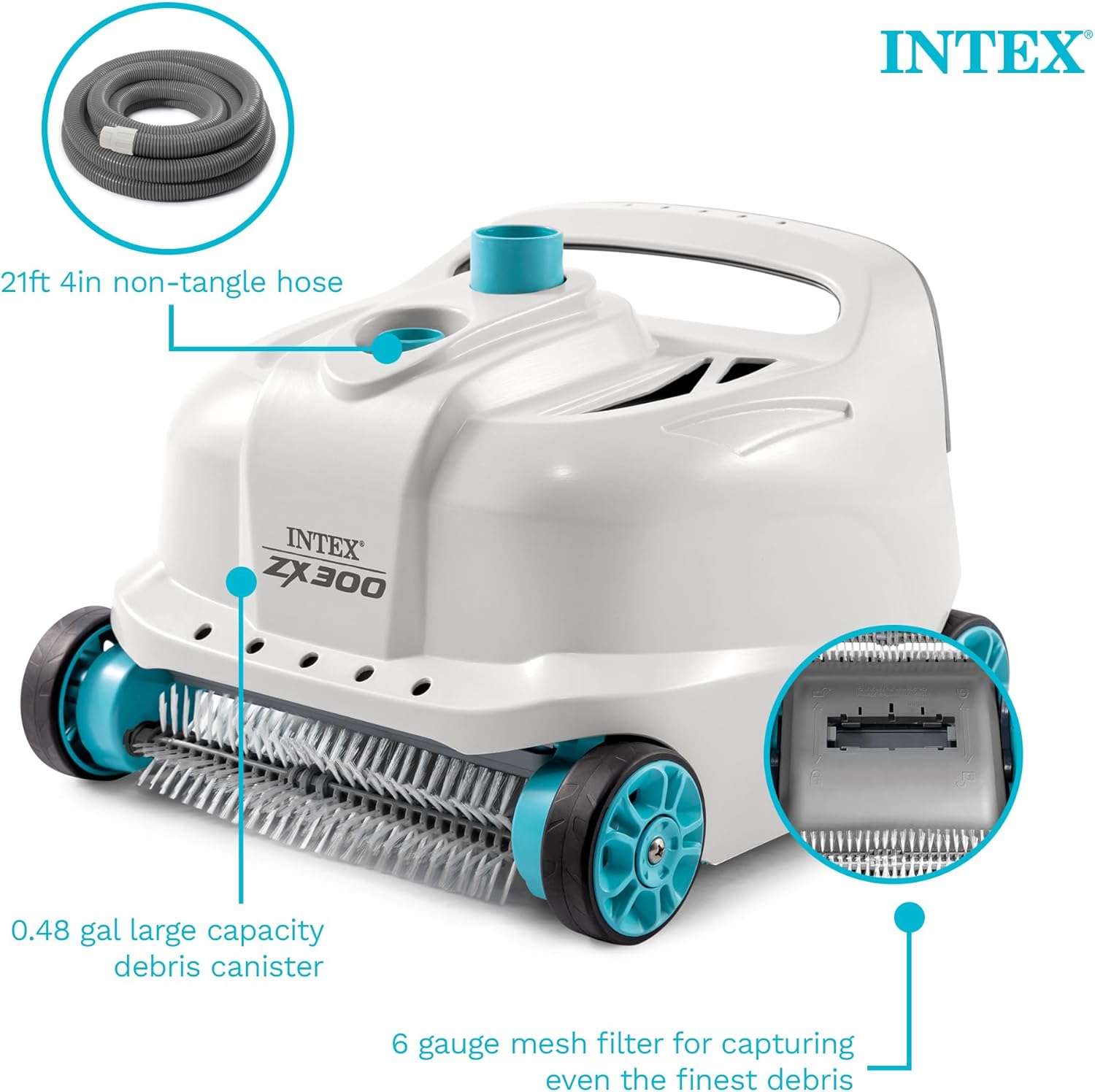 Intex Auto Pool Side Cleaner De Luxe