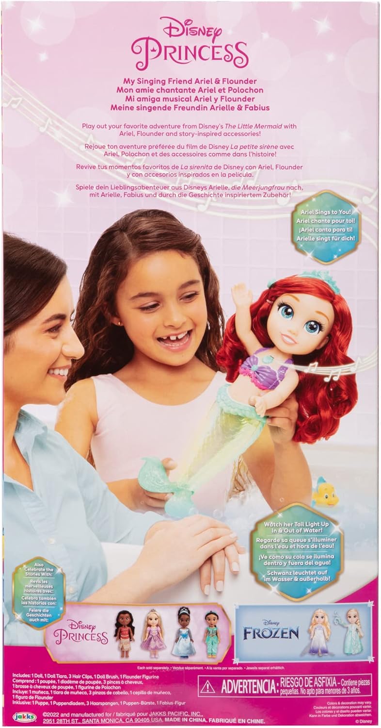 Disney Princess Doll Ariel Singing Friend 14-Inch