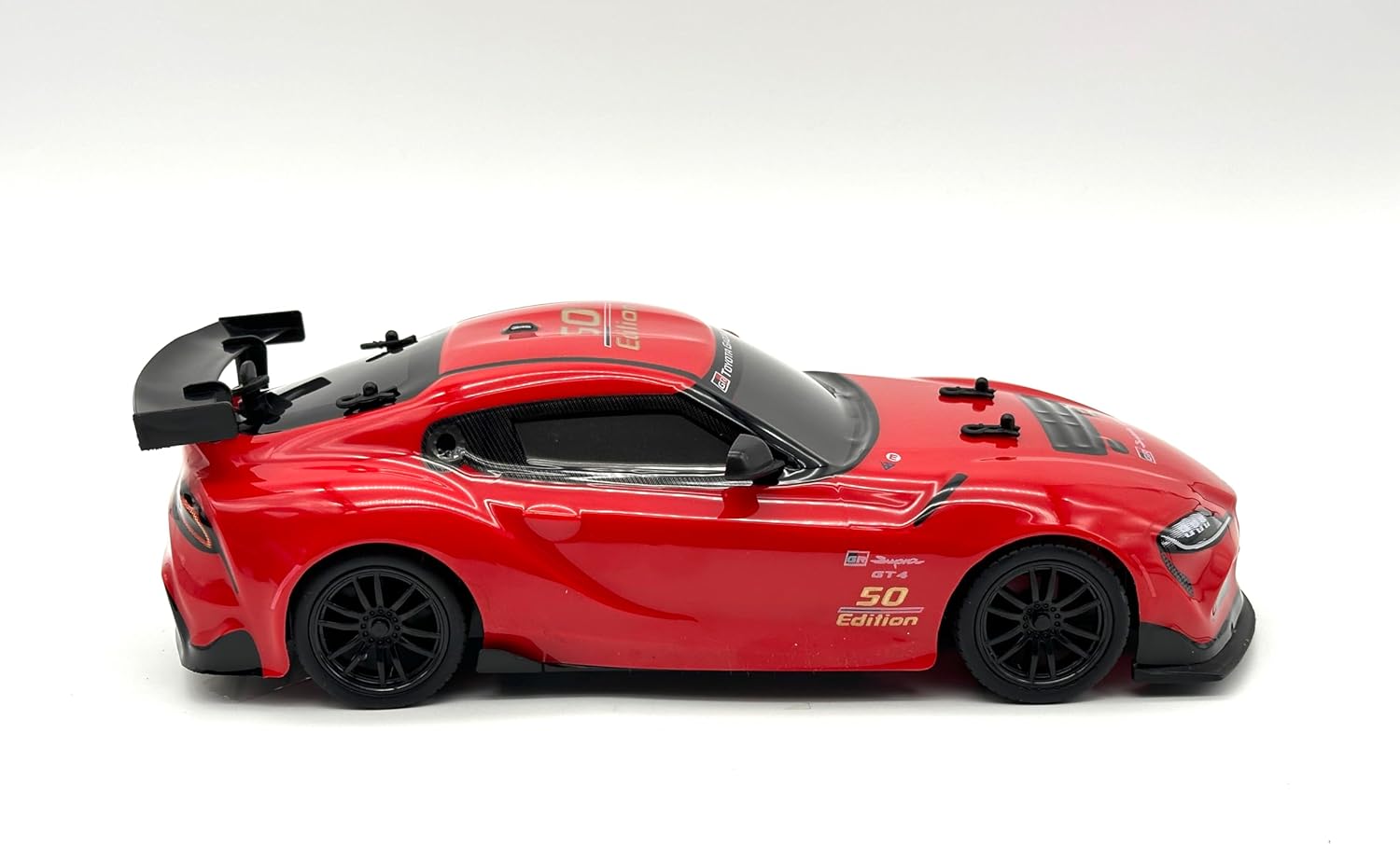 D-Power 1:16 Toyota Supra GT4 RC Car, 2.4GHz Remote Control Vehicle, Rechargeable Battery, Ages 6+