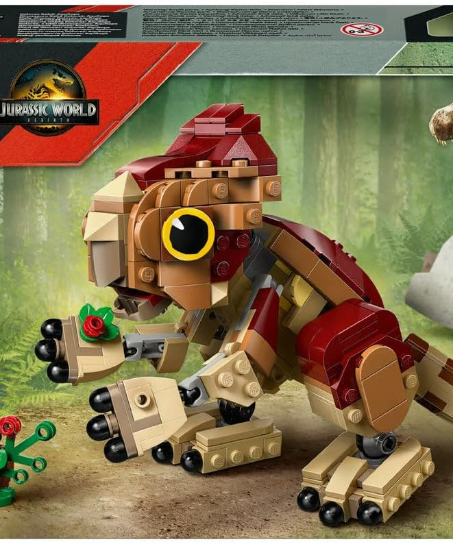 LEGO Jurassic World Baby Dinosaur Dolores Aquilops Play Display Toy Dinosaur Figure incl Plant with Flowers Gift for 7+ Year Old Boys Girls Rebirth Movie Fans 76970
