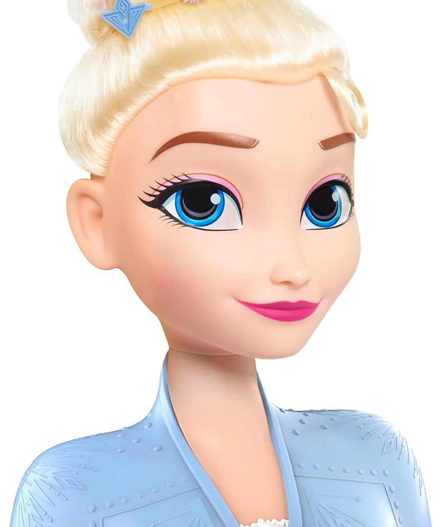 Disney Frozen 2 Elsa Styling Head, 14-Pieces, Hair Styling Doll for Kids, Ages 3+