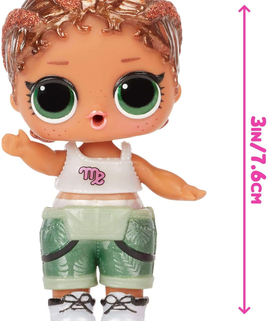 L.O.L. Surprise Present Tots Series 2 Doll with 8 Surprises, Star Sign Themed Fashion Doll, 3 Inch Collectible Toy for Girls