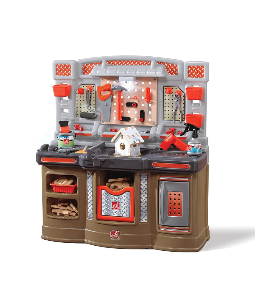 Step2 Big Builders Pro Workshop, Pretend Play Workshop & Toolbench for Toddlers