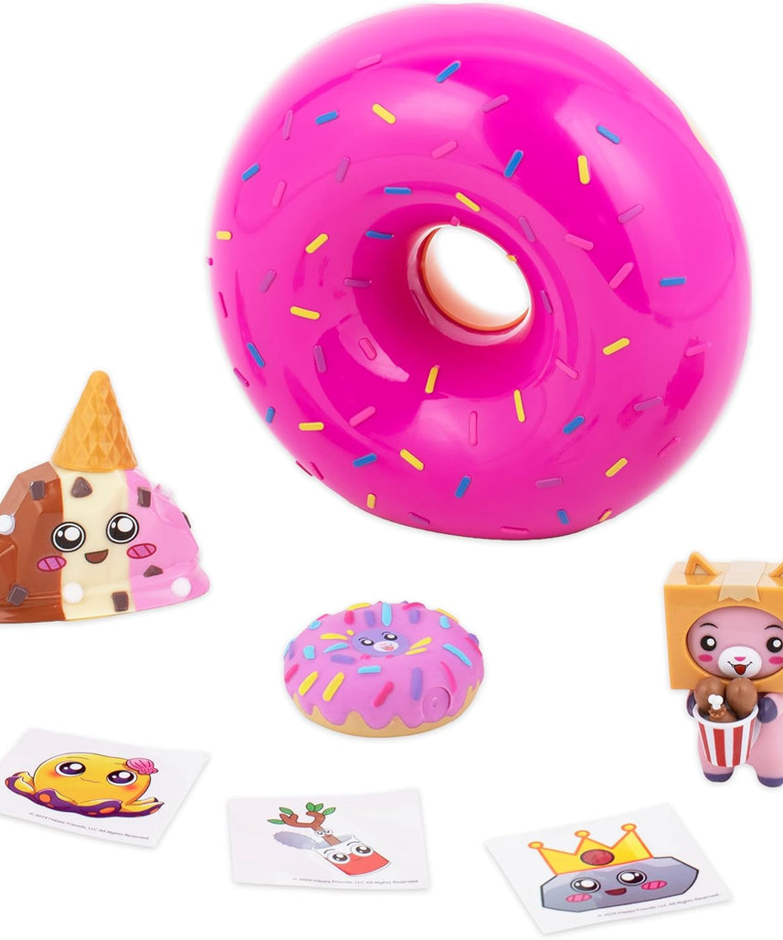 LankyBox Mini Mystery Donut Set, 6 Surprise Collectible Toys, Unboxing Fun for Kids