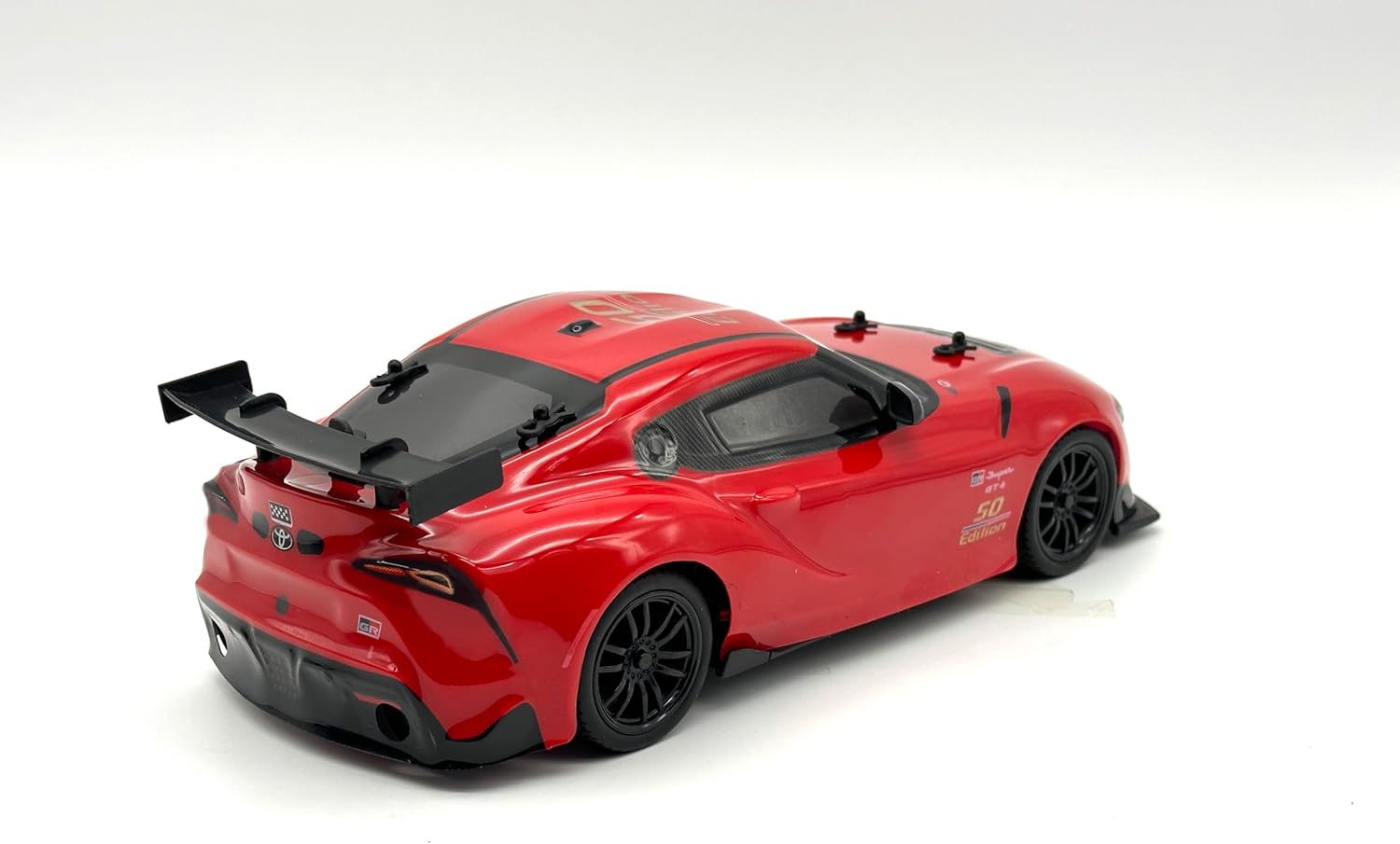 D-Power 1:16 Toyota Supra GT4 RC Car, 2.4GHz Remote Control Vehicle, Rechargeable Battery, Ages 6+