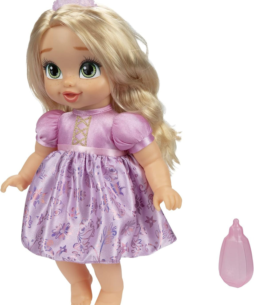 Disney Princess Rapunzel Baby Doll with Baby Bottle & Tiara