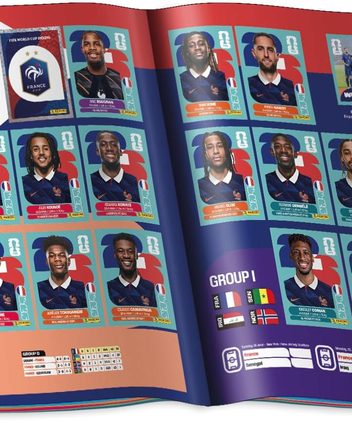 Panini FIFA World Cup 2026 Sticker Album + 50 Sticker Packets Combo, Official Football Collectors Set with Album and Booster Pack Bundle, Best Value Offer, All Ages