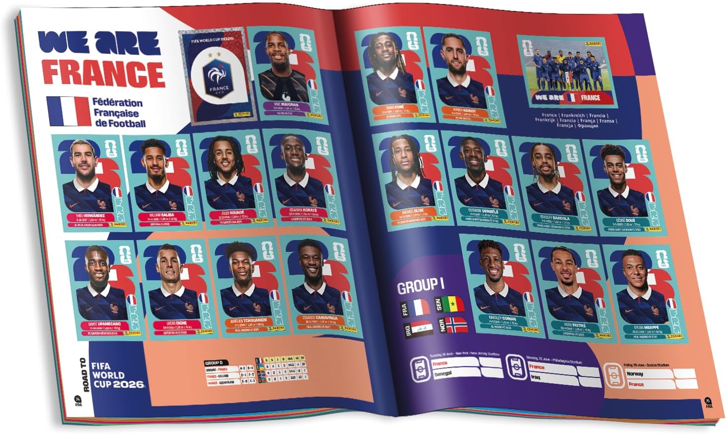 Panini FIFA World Cup 2026 Sticker Album + 50 Sticker Packets Combo, Official Football Collectors Set with Album and Booster Pack Bundle, Best Value Offer, All Ages