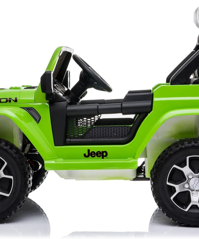 Lovely Baby LB 555EL Jeep Ride-On Car for Kids, 2-6 Years, Electric 4-Motor Off-Road Vehicle, Remote Control, Key Start, LED Lights, MP3/USB Music, EVA Wheels, Leather Seat – Green, Red, Orange, or Pink