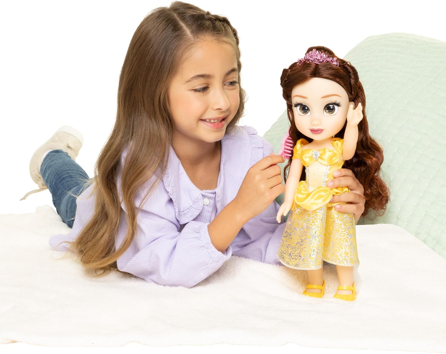 Disney Princess Core Doll 15-Inch Glass Eyes Disney 100th Anniversary Belle