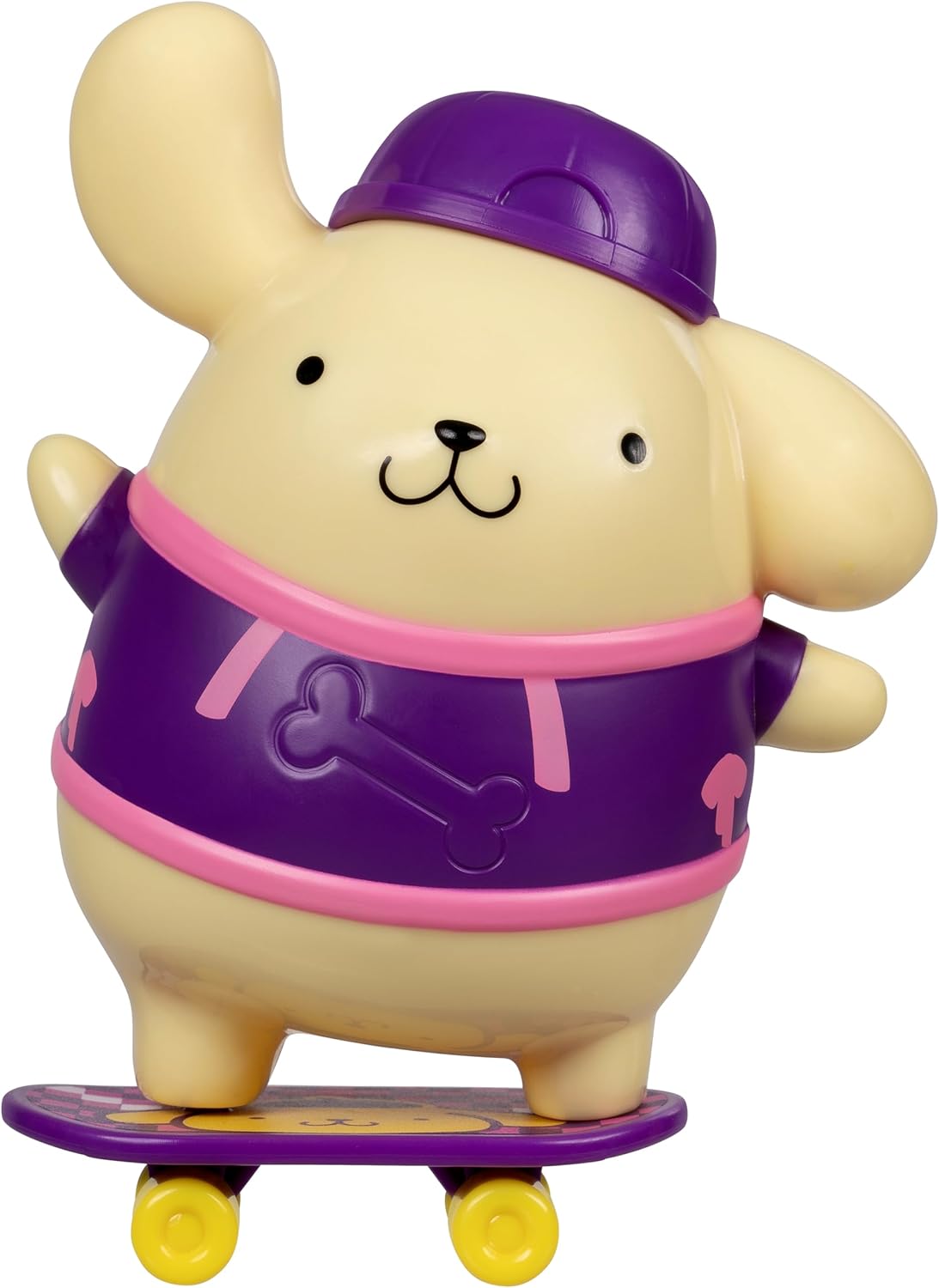 Jazwares Hello Kitty® and Friends - 4” Pompompurin™ Premier Figure with a Skateboard - Series 2 - Officially Licensed Sanrio Product from Ages 6+
