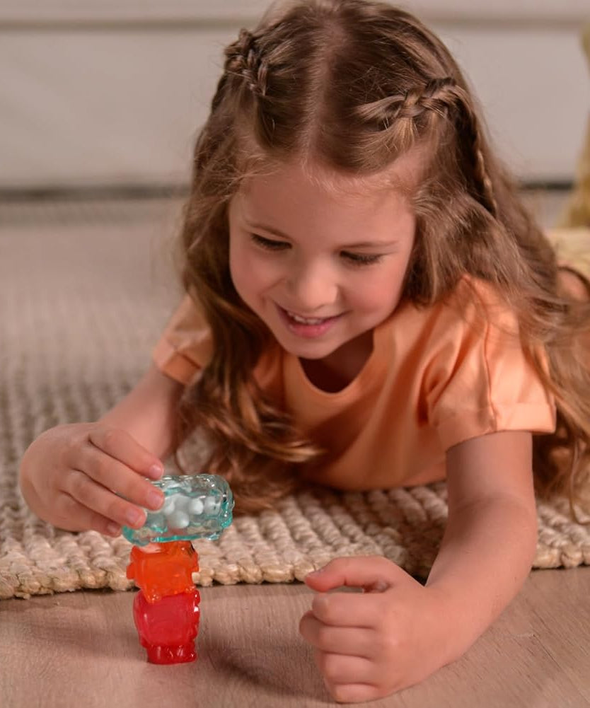 Goliath Jelly Blox My Pets and Me, 20 Piece Soft Squishy Building Blocks for Toddlers, Sensory Stackable Ouch Free Blocks for Boys and Girls Age 2+