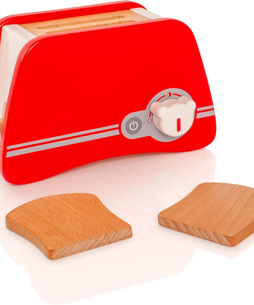 Viga Toys Wooden Toaster, Pretend Play Kitchen Accessory, Ages 3+