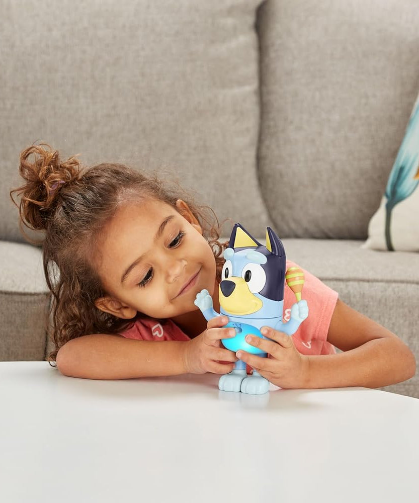 VTech Shake It Bluey Interactive Toddler Toy with Music, Sounds and Phrases from TV Show, Educational Play, Follow Me Memory Game, Motor Skill Development, Learning Toy, Ideal Gift for Kids Ages 3-5, Blue