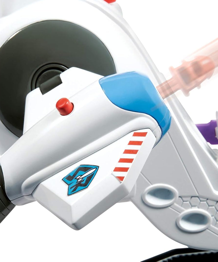 Disney Pixar Toy Story Galaxy Explorer Spacecraft Toy Vehicle with Launcher Claw Rescue Feature for Kids 4+ Buzz Lightyear Space Adventure Playset GNJ48