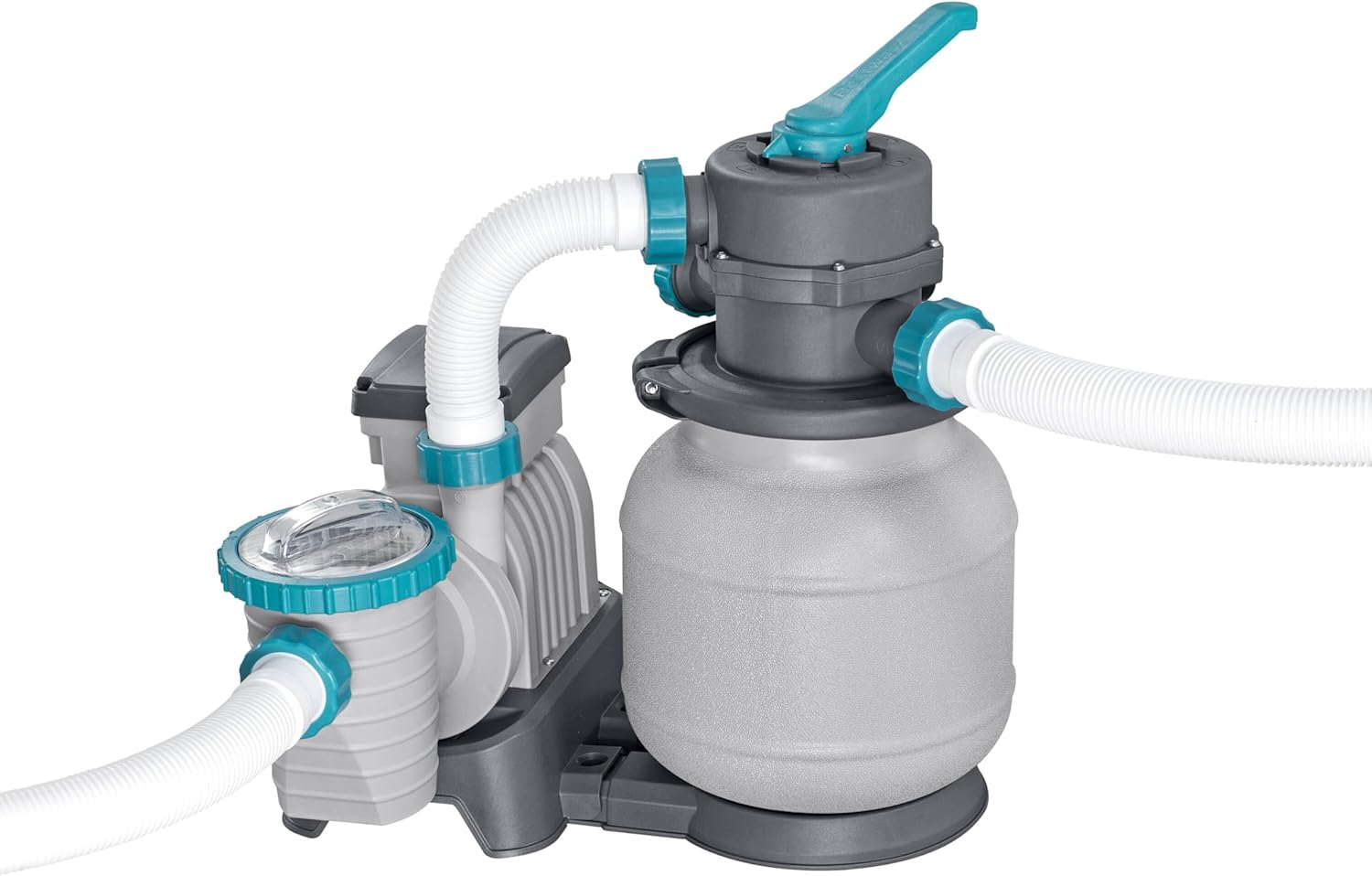 Bestway Power Steel™ APX 365 Rectangular Above Ground Pool Set 24 ft x 12 ft x 52 in (7.32m x 3.66m x 1.32m) – Year-Round Steel Frame Swimming Pool with Sand Filter Pump, Ages 18+