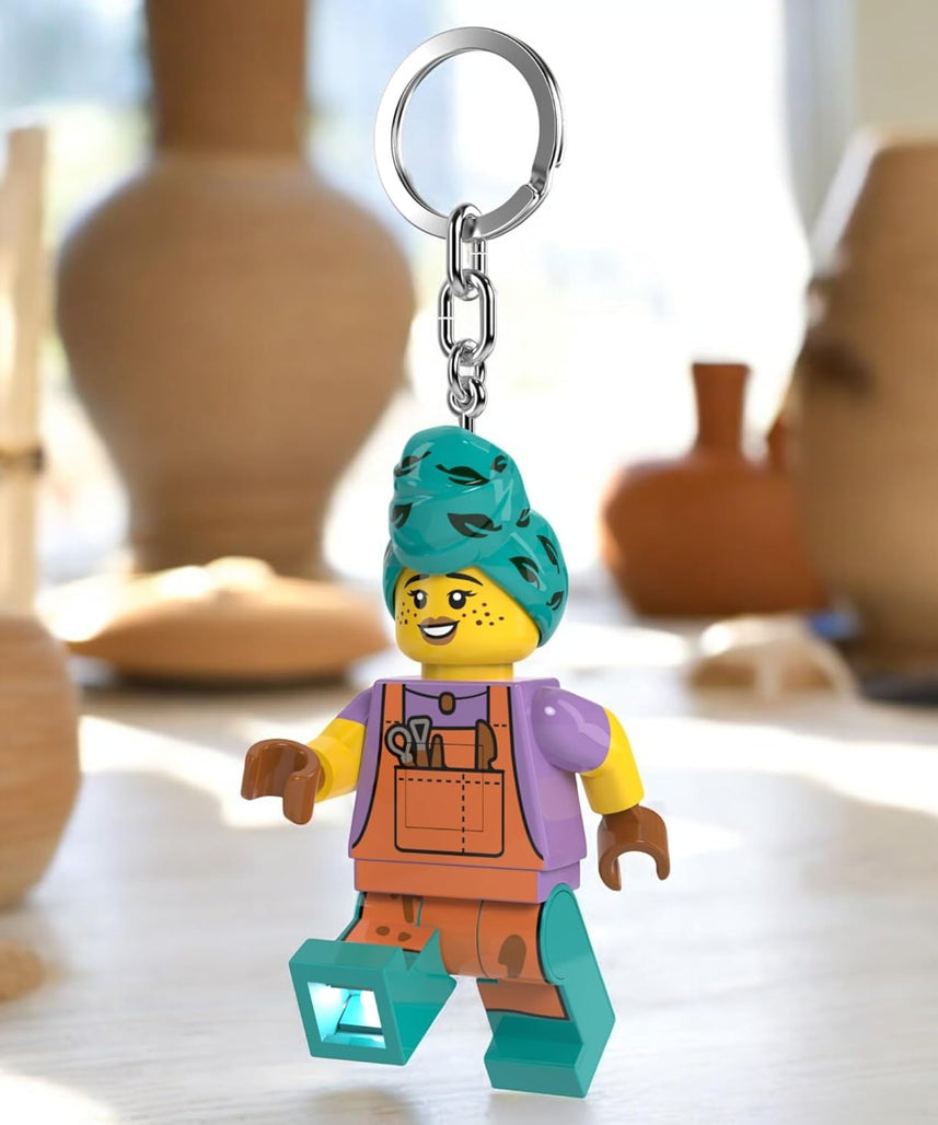 Lego IQ Minifigures Keychain Light_Ceramic Girl