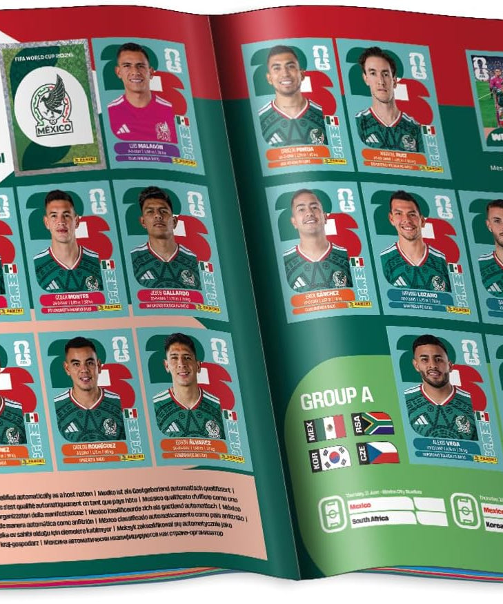 Panini FIFA World Cup 2026 Sticker Album + 50 Sticker Packets Combo, Official Football Collectors Set with Album and Booster Pack Bundle, Best Value Offer, All Ages