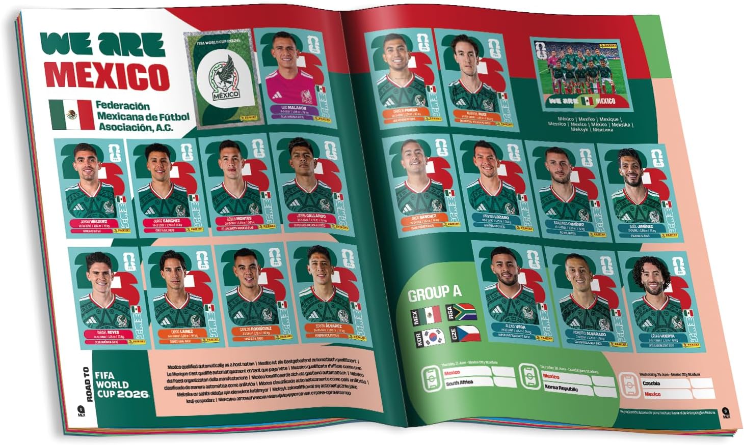 Panini FIFA World Cup 2026 Sticker Album + 50 Sticker Packets Combo, Official Football Collectors Set with Album and Booster Pack Bundle, Best Value Offer, All Ages