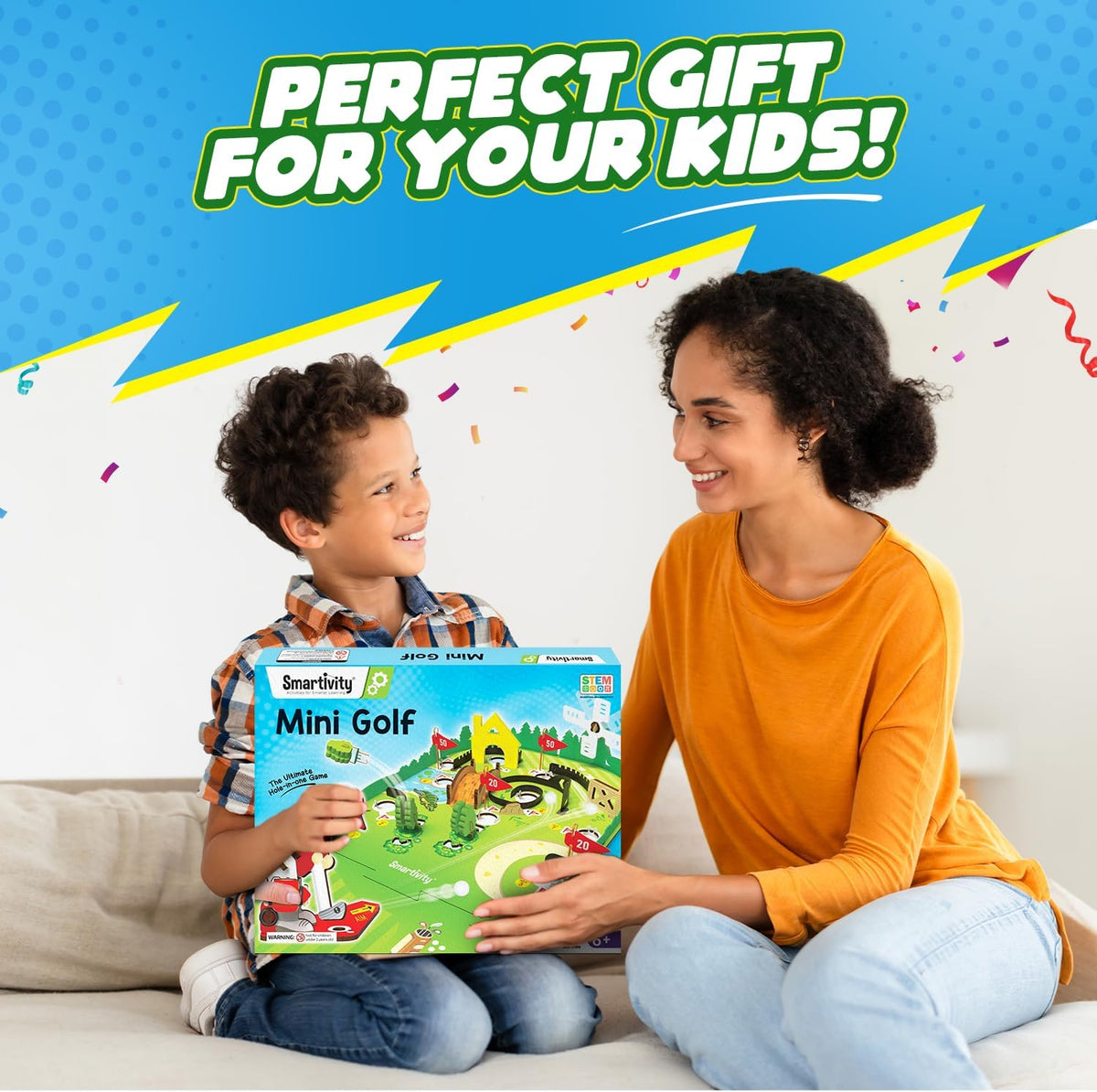 Smartivity DIY Mini Golf Tabletop Game Kit for Kids 6+ Years, STEM Wooden Construction Toy, Indoor Sports Game, Birthday Gift for Boys and Girls