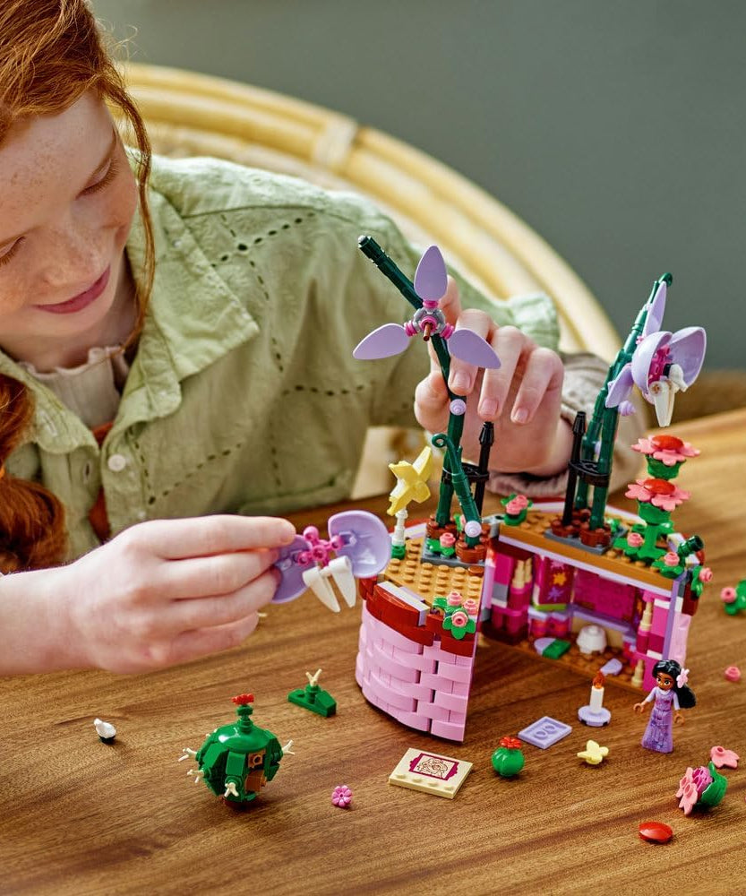 LEGO | Disney Encanto Isabela’s Flowerpot, Buildable Orchid Flower Toy for 9 Plus Year Old Kids, Girls & Boys, with Film Character Minidoll Figure, and Cactus, Fun Birthday Gift 43237