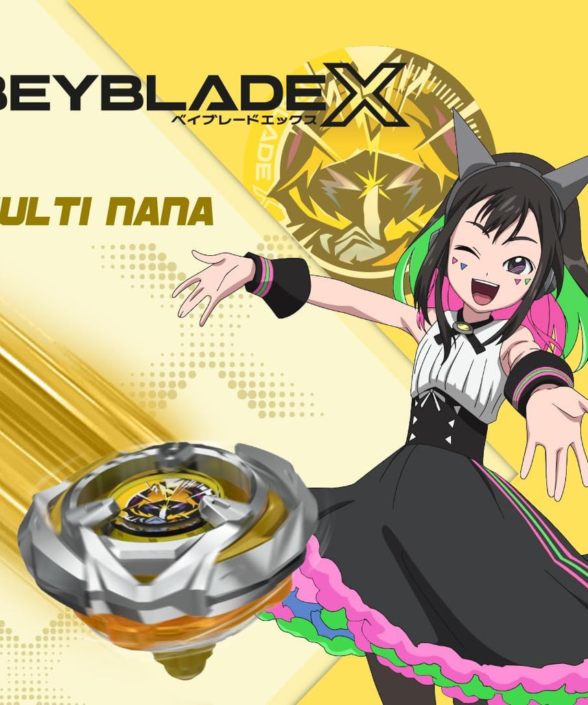Takara Tomy Beyblade X Launcher Arrow Mysterious 4-80B Starter Pack Top & Launcher, Easy Grip, Battle Top Toy, Bey Toy for 8+ Year Old Boys Girls, Authentic Die-cast Metal Parts, Powerful Attacks