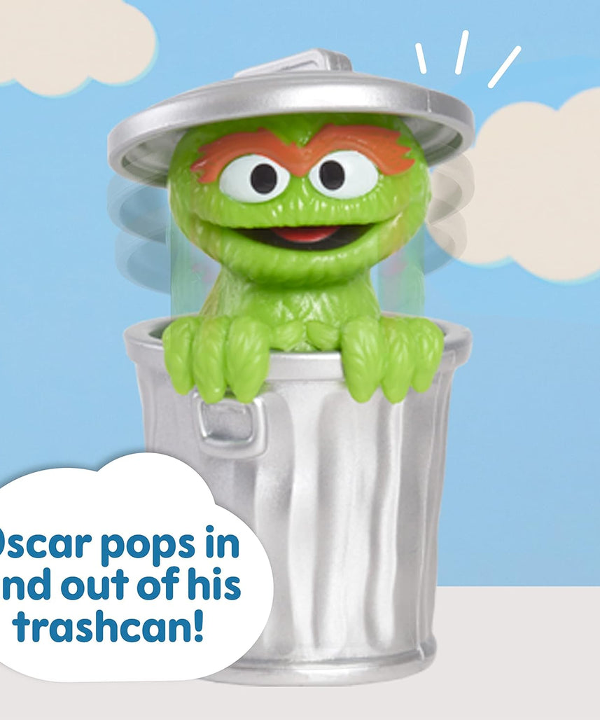 Just Play Sesame Street Neighborhood Friends, 6-Piece Poseable Figurines, Officially Licensed Toys for Kids, Ages 2+
