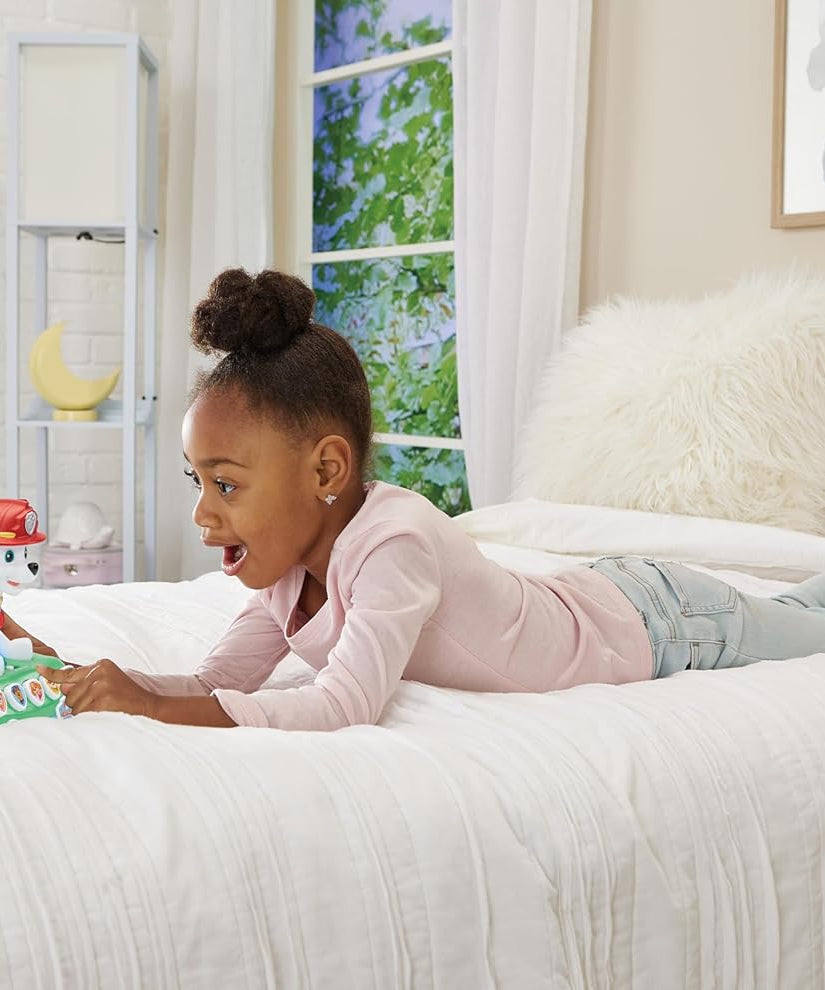 VTech PAW Patrol Storytime With Marshall, Interactive Storytelling Toy, 4 Engaging Stories, Music and Sounds, Night Light and Sleep Timer, Imaginative Screen-Free Play, Gift for Kids Ages 3-5 Plus, English Version