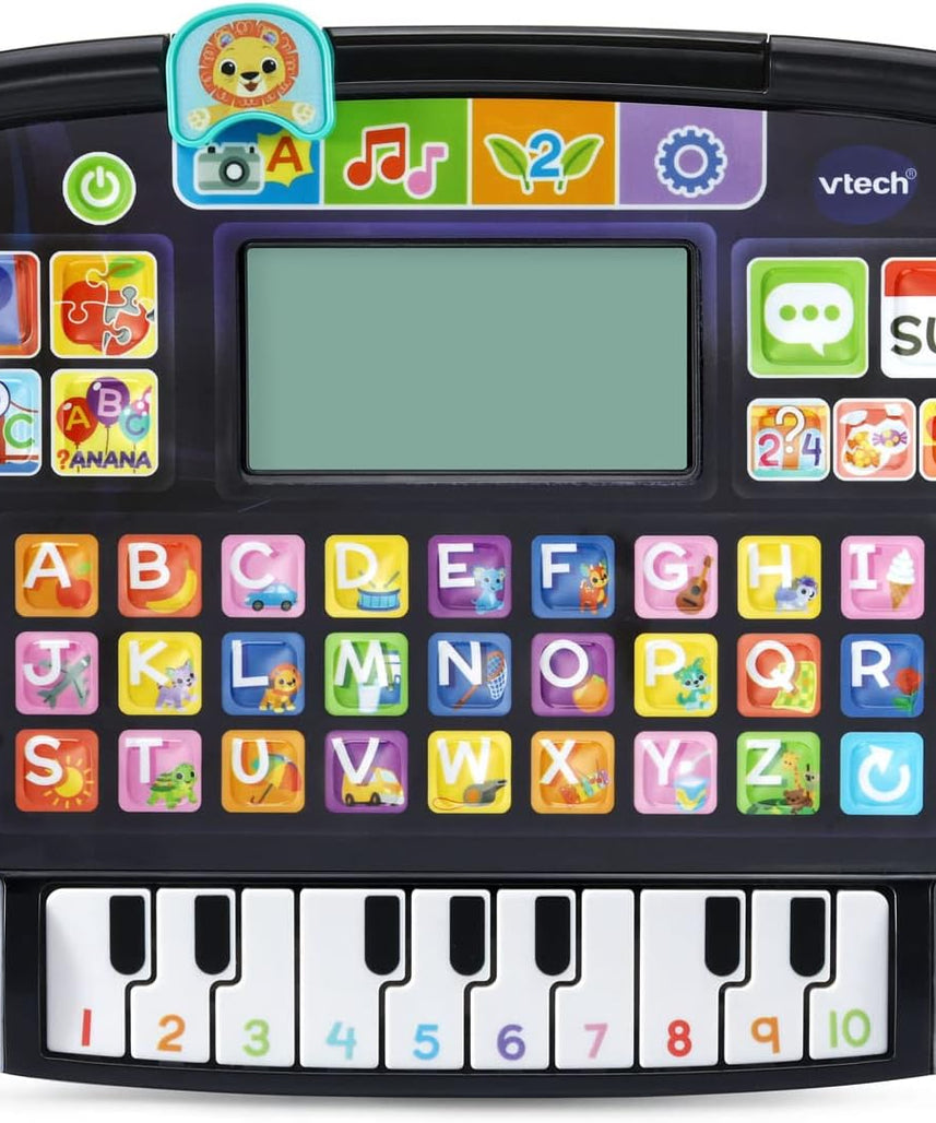 VTech - Little Apps Light-Up Tablet | Educational Tablet Toy to Learn Alphabet, Numbers, Colours, Shapes, Animals, Time | 2 Years+ | Black