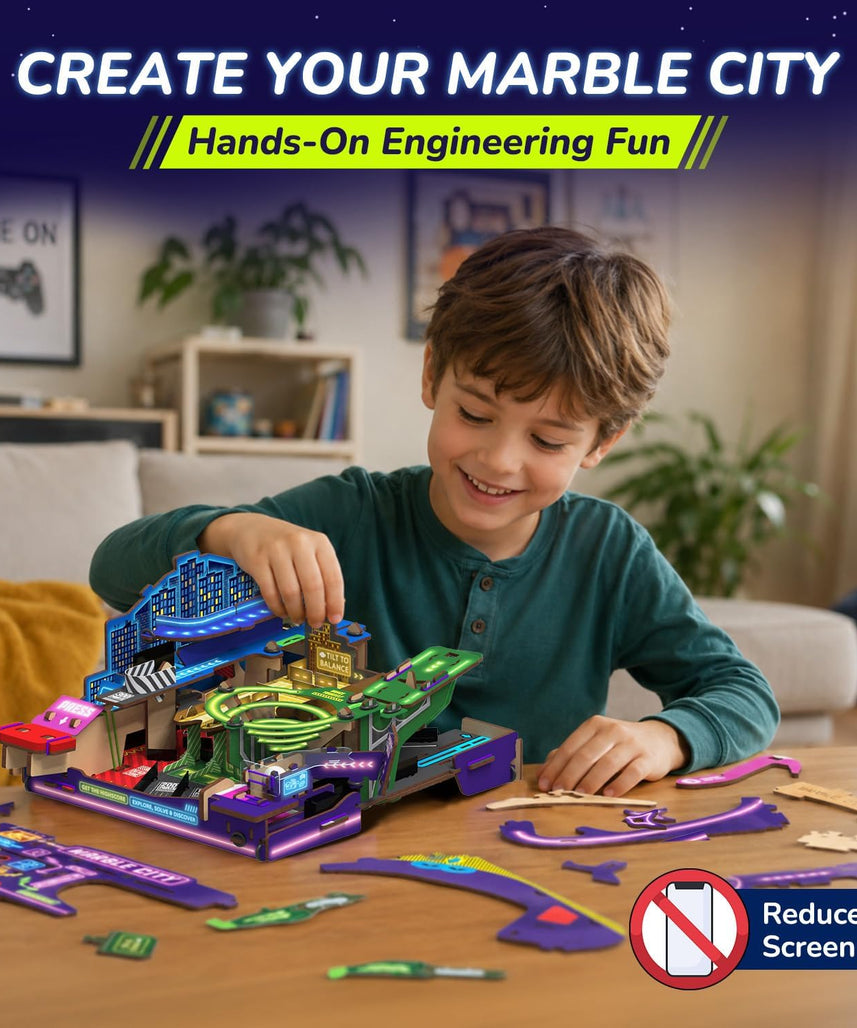 Smartivity Ultimate Marble City for Kids 8-14 Years
