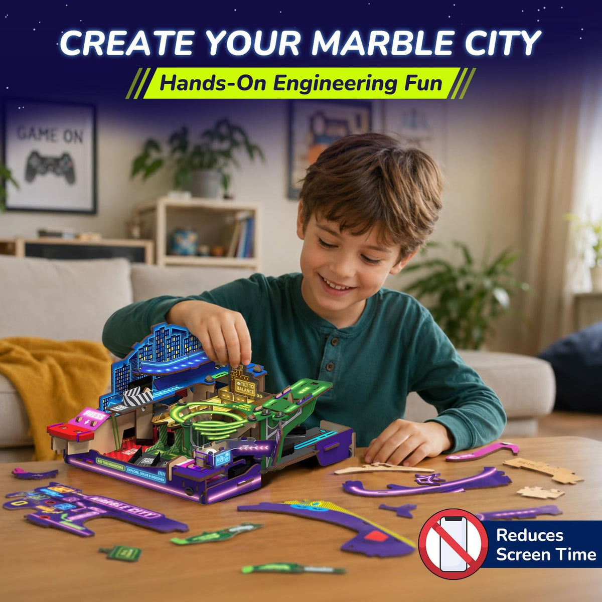 Smartivity Ultimate Marble City for Kids 8-14 Years