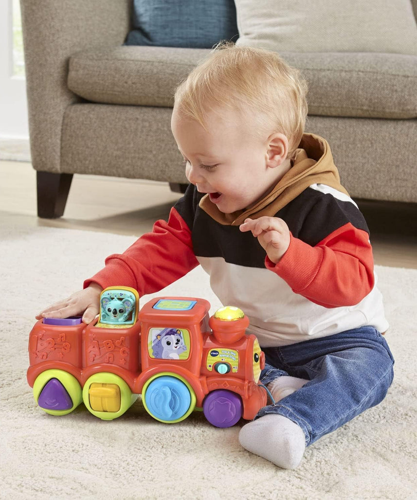 VTech - Pop and Sing Animal Train | Interactive & Developmental Toy with Sounds and Music | For Boys & Girls, Suitable for Ages 3 Months+