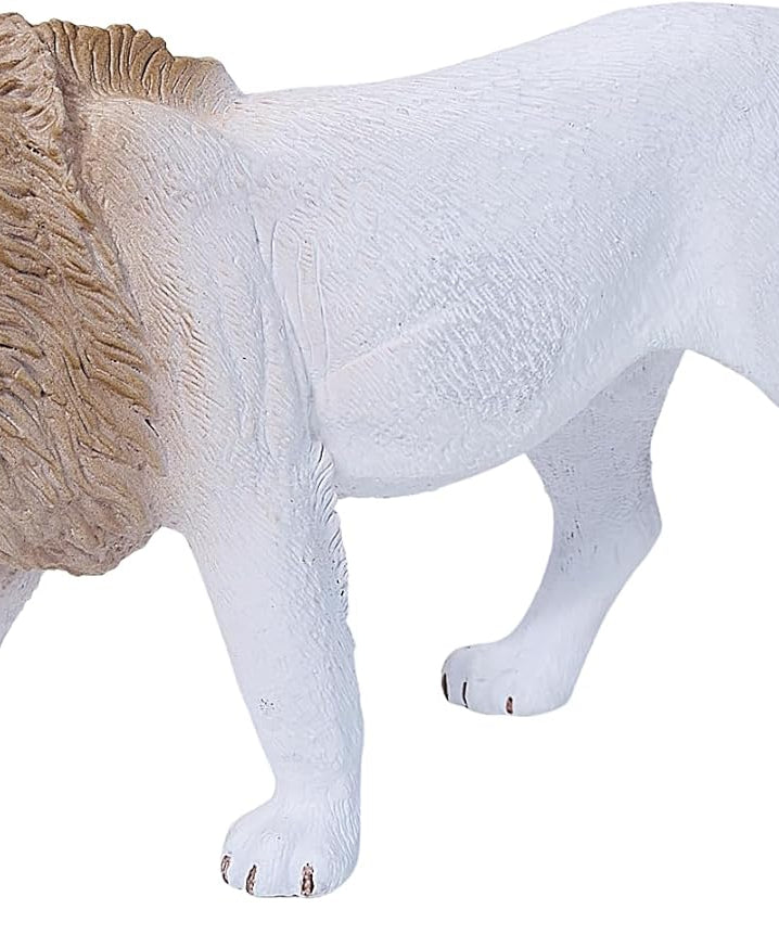 MOJO – White Lion, Hand-Painted Toy Figure, Wildlife Collection, True to Life & Highly Detailed, Designed in UK